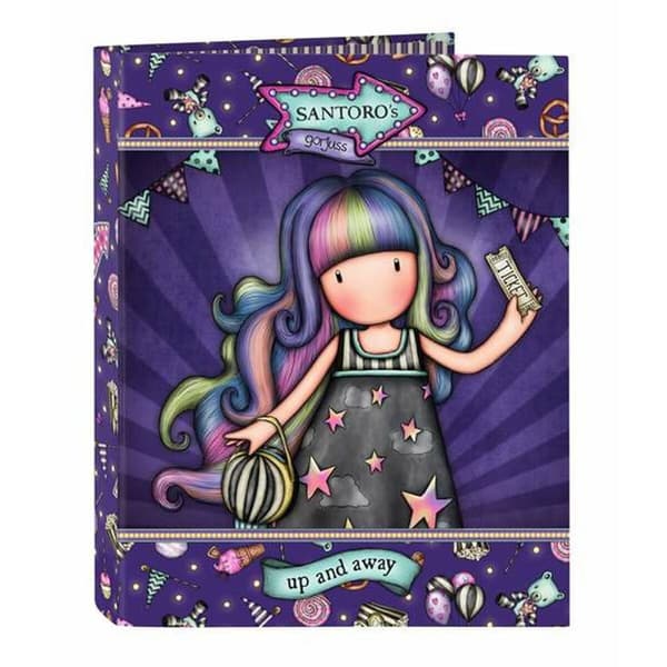 Rengaskansio Gorjuss Up And Away Purppura 26,5 x 33 x 4 cm