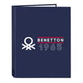 Miniatyrbild 1 av 2: Ringpärm Benetton Varsity Marinblå A4 26.5 x 33 x 4 cm