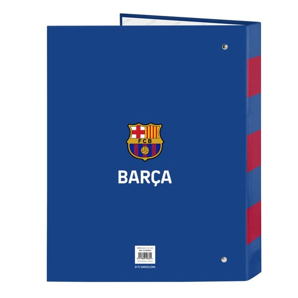 Ringpärm F.C. Barcelona Blå Rödbrun A4 26.5 x 33 x 4 cm