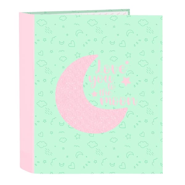 Ringperm BlackFit8 Moon Grønn A4 27 x 33 x 6 cm