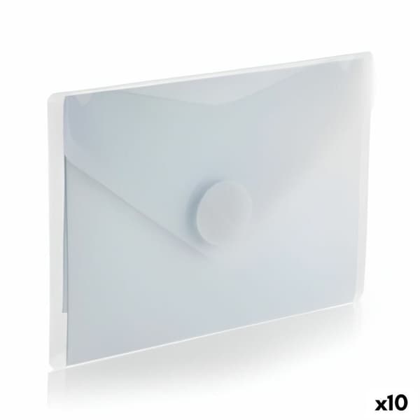 Konvolutt Office Box  V-LOCK polypropylen 8,5 x 12 cm (10 enheter)