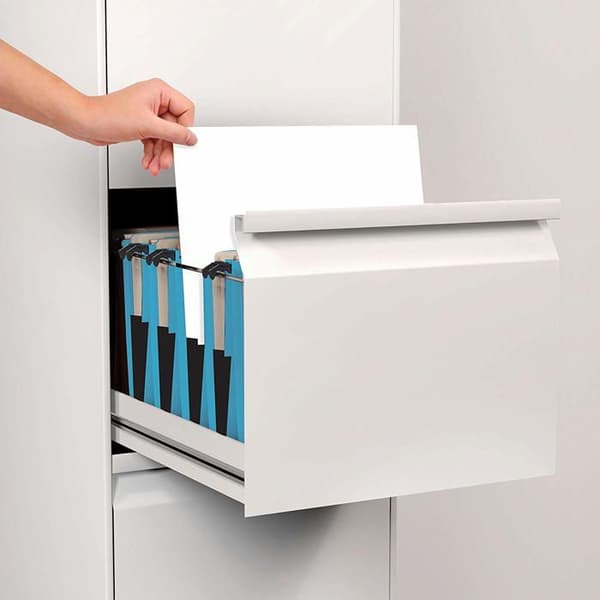 Elba - 100330285 - Ultimate Kraft Card Set med 25 hängande filer för A4 lådfot 15 mm Blå