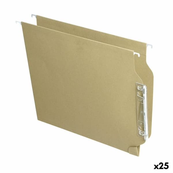 Hanging folder FADE Navnemærkat Fremviser Gennemsigtig Brun A4 Karton (25 enheder)