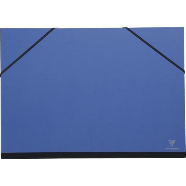 Ritpapper - CLAIREFONTAINE - 37x52cm - Mörkblå - Anpassningsbar omslag - Förstärkta hörn