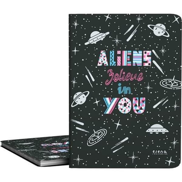 Järjestelykansio Grafoplas EC3.PP ALIENS Musta A4 30 Kannet