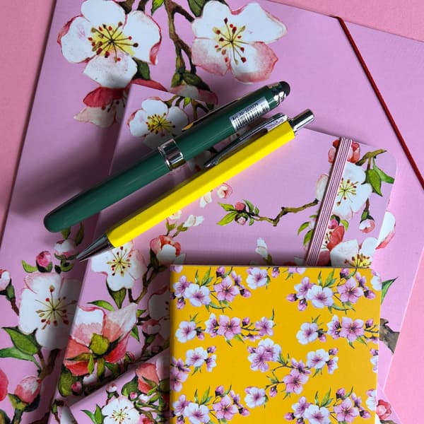 Mapp De Luxe A4 Cherry Blossom Yellow Cedon