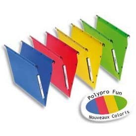 Dossierer som hänger - Polypro rolig 330 - Botten 30mm - Röd