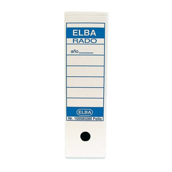 Filbox Elba Vit Din A4