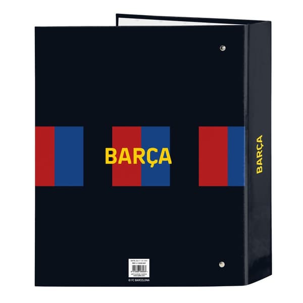 Ringpärm F.C. Barcelona Rödbrun Marinblå A4 27 x 33 x 6 cm