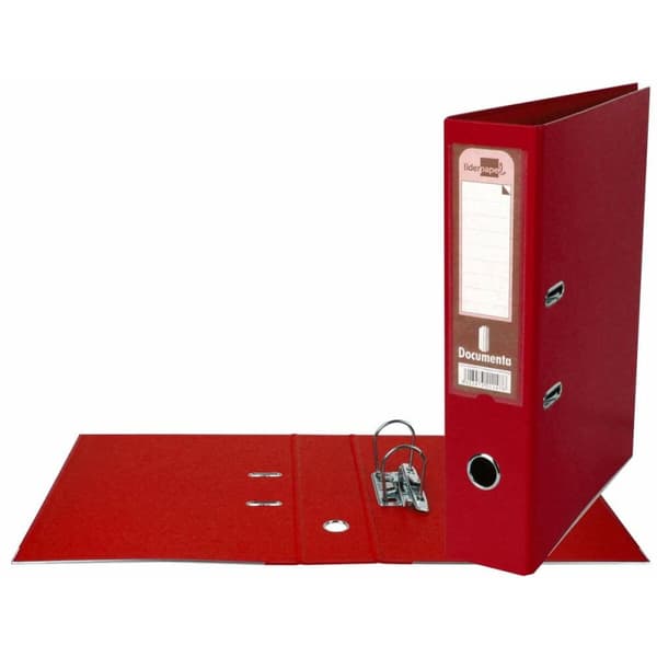 Ringpärm Liderpapel AZ27 Röd A4 (1 antal)