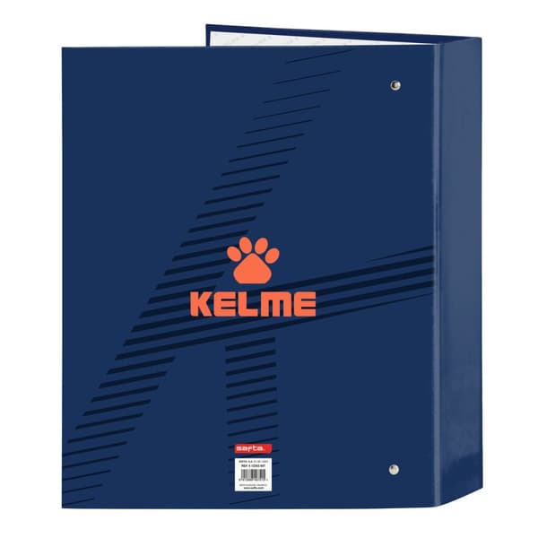 Rengaskansio Kelme Navy blue Oranssi Laivastonsininen A4 (27 x 33 x 6 cm)