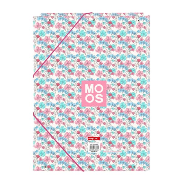 Ringbind Moos Flores Multifarvet A4 26 x 33.5 x 2.5 cm