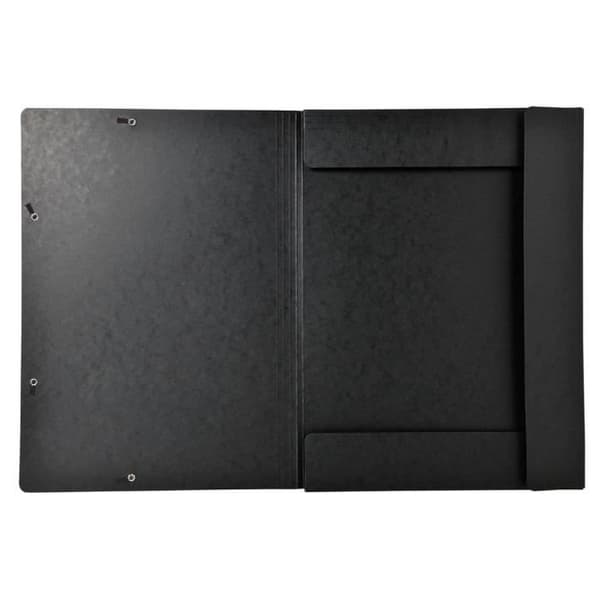 EXACOMPTA Mapp med elastiska 3 flikar A3 Card Black