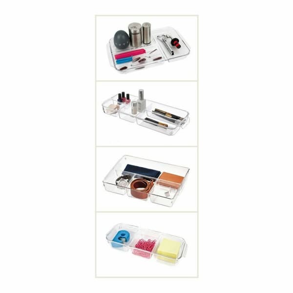 Bakke med Rum Confortime polystyren 30 x 17,7 x 2,6 cm 12 enheder (30 x 17 x 2,6 cm)