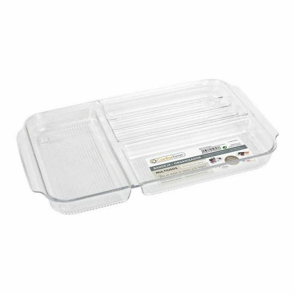 Bakke med Rum Confortime polystyren 30 x 17,7 x 2,6 cm 12 enheder (30 x 17 x 2,6 cm)