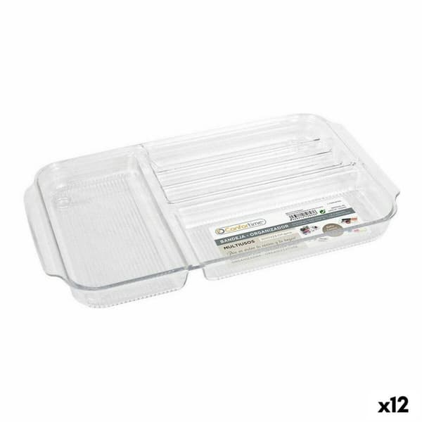 Bakke med Rum Confortime polystyren 30 x 17,7 x 2,6 cm 12 enheder (30 x 17 x 2,6 cm)