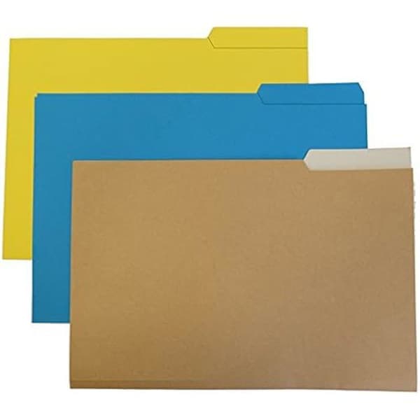 Undermappar - ELBA - Gio 400040699 - Paket med 50 - Gul - A4 - 100 ark