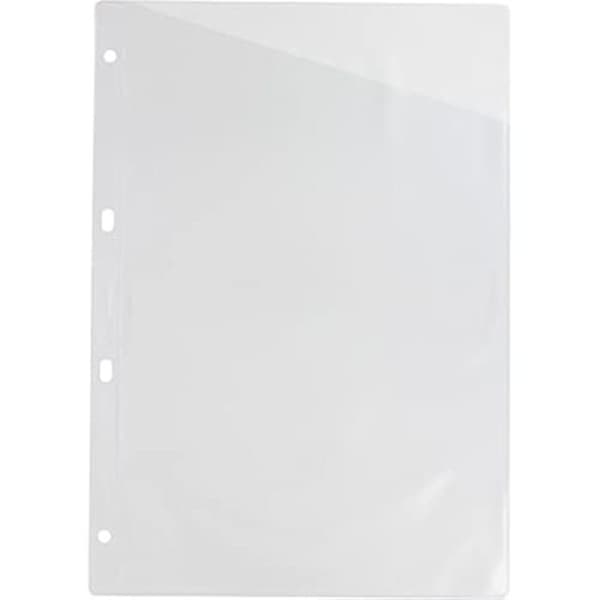 Omslag - GRAFOPLÁS - Transparent PVC A4 - 100 enheter - 21 x 29,7 cm - Idealisk för förvaring
