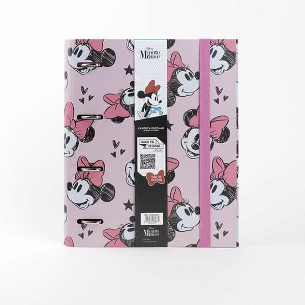 Ringbind Minnie Mouse Hvid Multifarvet A4