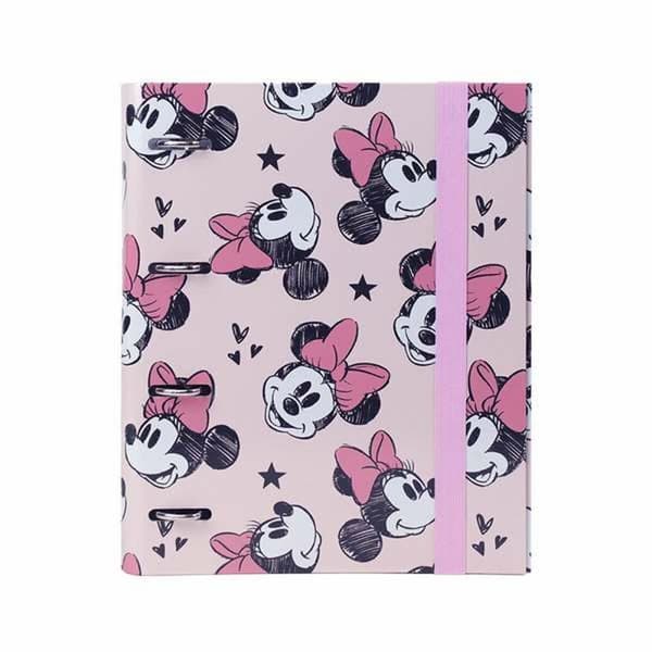 Ringbind Minnie Mouse Hvid Multifarvet A4