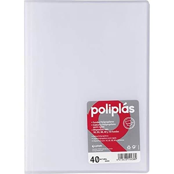 A4 mappar med fickor och priser - Grafoplas - 1341200 - Polypropenfodral - 40 fickor