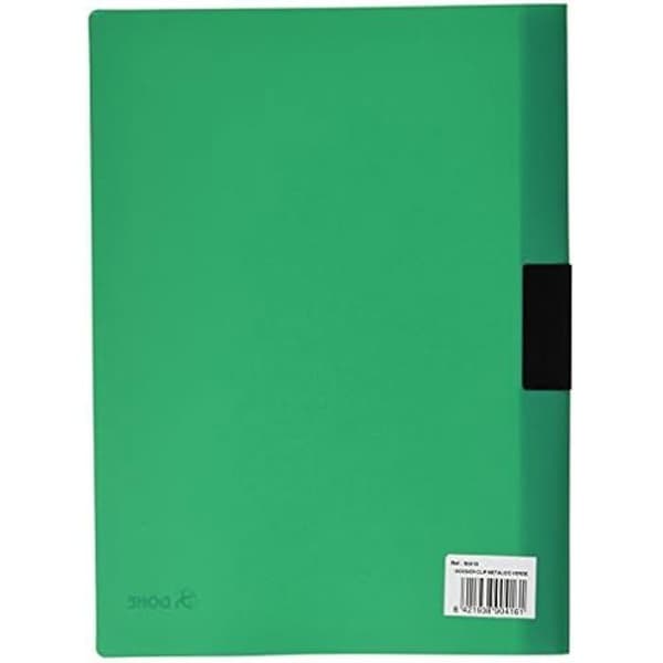 A4-mapp - DOHE - Metallklämma - Opak polypropen - Grön - 350 mikron