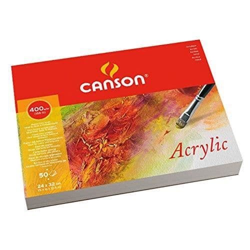Canson Acrylic Ritpapper 24 x 32 cm 50 ark Naturvit - 200807412