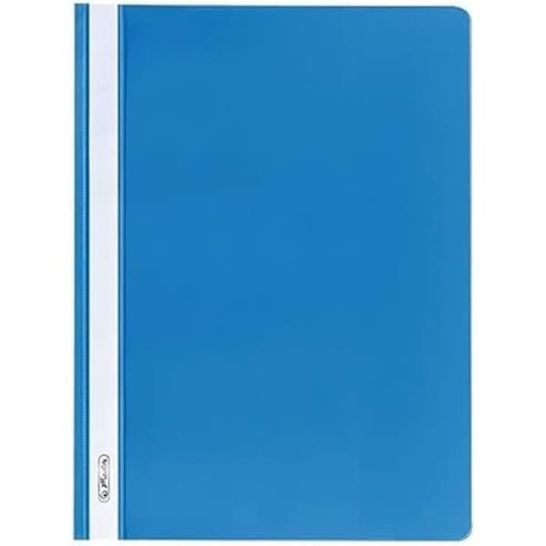 Laminerad mapp - HERLITZ - 10839413 - Blå - Polypropen - A4-format