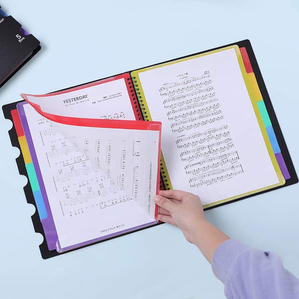 INF Notemappe - Svart (Rainbow Edition)