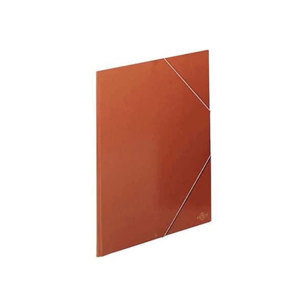 Mariola Folio 3 flikmapp 10 mm brunt läder (paket med 20)