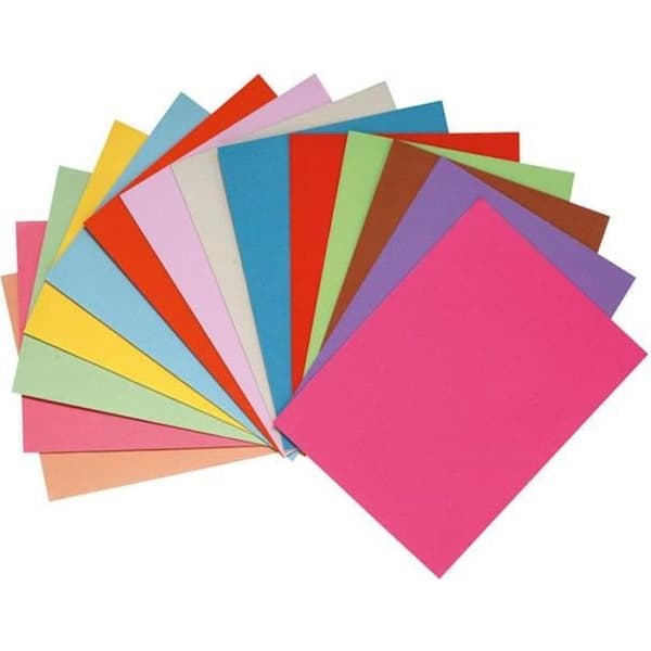 100 A4 mappar - Exacompta Forever Foldyne - 220 gr - Blandade färger