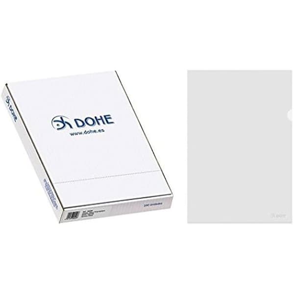 Skjorta - DOHE - Format Fickark - Transparent Polypropylen - 100 Enheter - A4