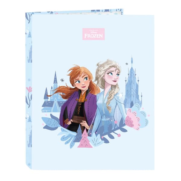 Ringbind Frozen Ice magic Blå A4 26.5 x 33 x 4 cm
