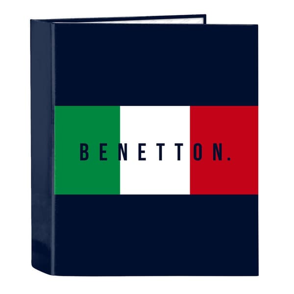 Ringbind Benetton Flag Marineblå A4 27 x 33 x 6 cm