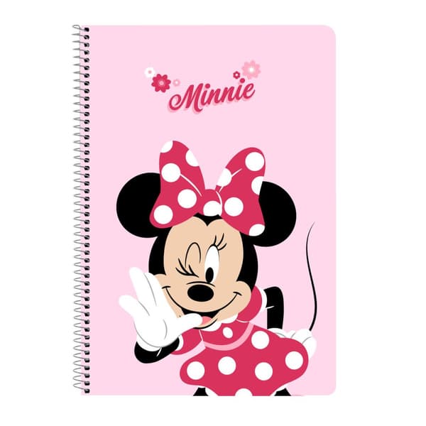 Ringpärm Minnie Mouse Naive Rosa A4 21.5 x 31 x 1 cm