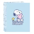 Miniatyrbild 1 av 2: Ringpärm Snoopy Love Blå A4 27 x 33 x 6 cm