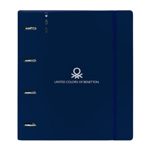Ringbind Benetton Damero Marineblå 27 X 32 X 4 cm