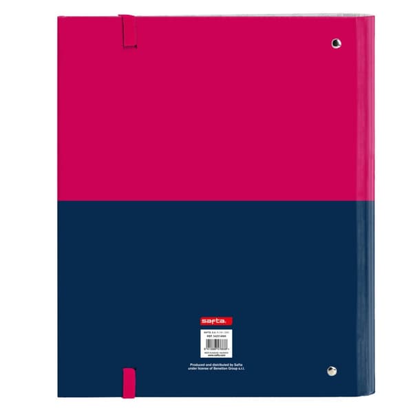 Ringpärm Benetton Cherry Cerise Marinblå 27 x 32 x 3.5 cm