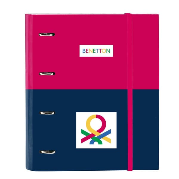 Ringpärm Benetton Cherry Cerise Marinblå 27 x 32 x 3.5 cm