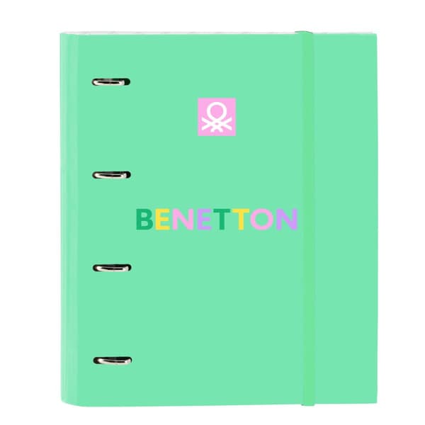 Ringpärm Benetton Mint Grön 27 x 32 x 3.5 cm