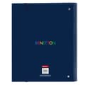 Miniatyrbilde 2 av 2: Ringperm Benetton Damero Marineblå 27 x 32 x 3.5 cm