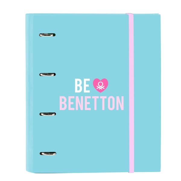 Rengaskansio Benetton Unique Pinkki Turkoosi 27 x 32 x 3.5 cm