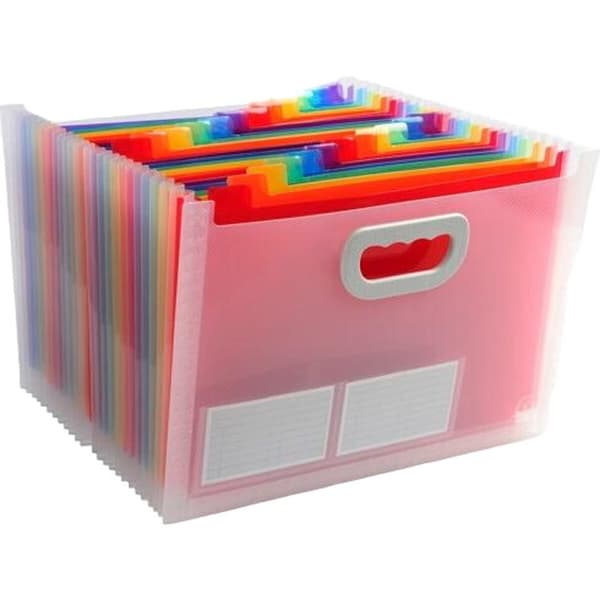Sorteringsmapp Exacompta Transparent A4 (4 antal)