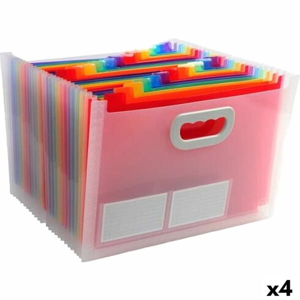 Organiseringsmappe Exacompta Gjennomsiktig A4 (4 enheter)
