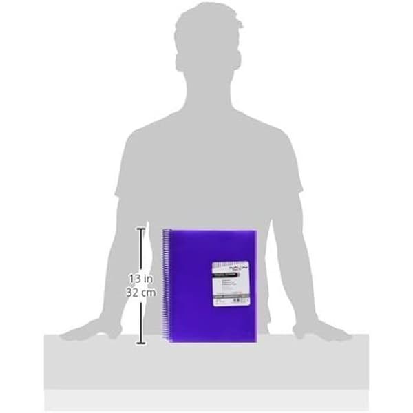 Chemiskydd A4 fickor - GRAFOPLÁS - 39835330 - Omslag i polypropen - 50 Fickor - Färg blå