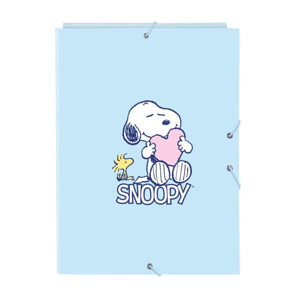 Ringbind Snoopy Love Blå A4 26 x 33.5 x 2.5 cm