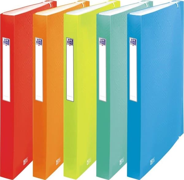 Oxford - tek0127015 - Fickmapp Urban A4+ 8 fack blandat transparent 400147019