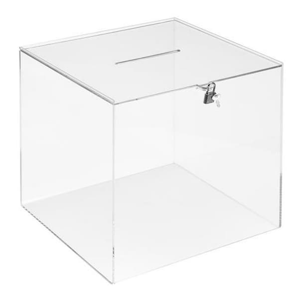 Urne Archivo 2000 Gennemsigtig 30 x 30 x 30 cm