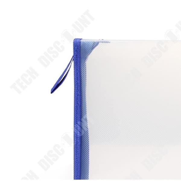 TD® Clear Twill Dokumentpåse PP Dragkedja A4 Fil Mapp Konferensutrustning Blixtlås Dokumentpåse