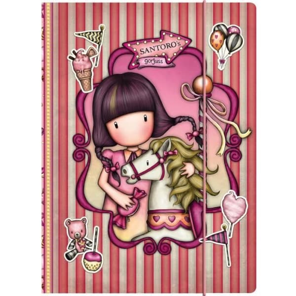 Gorjuss Mappkarusell A4 Lax (24,8 x 9 x 33,4 cm) - 5018997636022